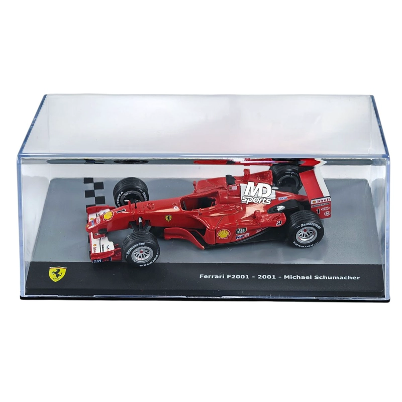AUTO FORMULA 1 FERRARI F2001 #1 MICHAEL SCHUMACHER 2001 CAJA ACRILICA IXO 1:43 - 3
