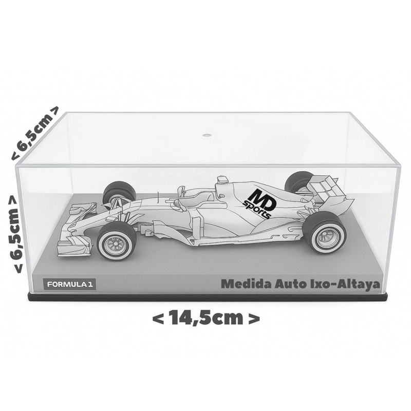 AUTO FORMULA 1 FERRARI F2001 #1 MICHAEL SCHUMACHER 2001 CAJA ACRILICA IXO 1:43 - 4