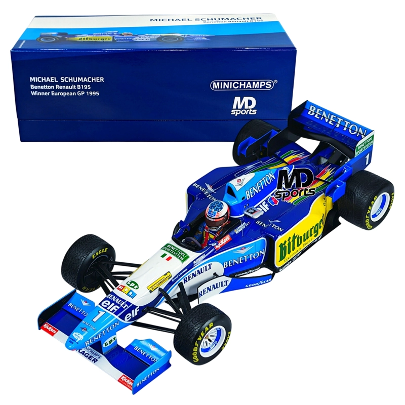 AUTO F1 BENETTON B195 GP EUROPA 1995 #1 MICHAEL SCHUMACHER MINICHAMPS 1:18 - 1