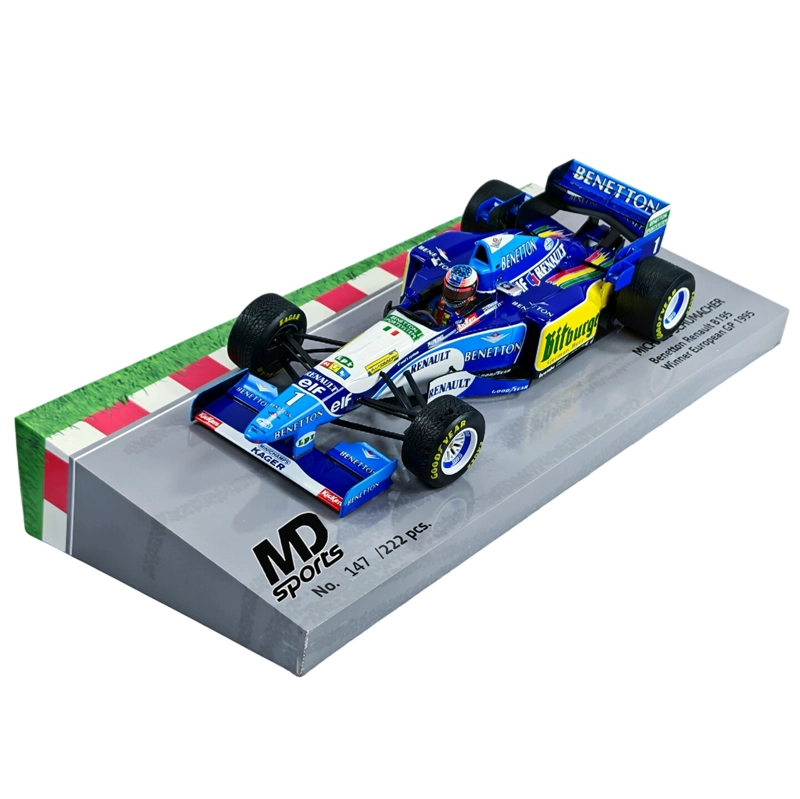 AUTO F1 BENETTON B195 GP EUROPA 1995 #1 MICHAEL SCHUMACHER MINICHAMPS 1:18 - 2