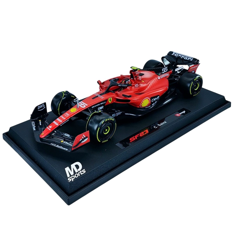 AUTO F1 FERRARI SF-23 2023 #55 CARLOS SAINZ CAJA NORMAL BURAGO 1:18 - 2
