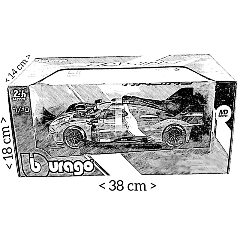 AUTO F1 FERRARI SF-24 GP MONZA 2024 #16 CHARLES LECLERC CAJA NORMAL BURAGO 1:18 - 4