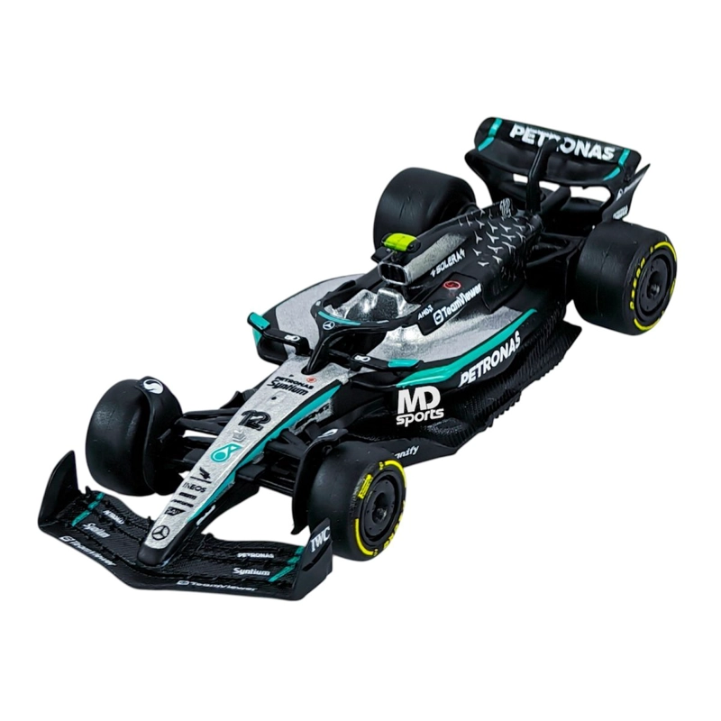 AUTO F1 MERCEDES W16 2025 #12 KIMI ANTONELLI CAJA NORMAL 1:64 - 2