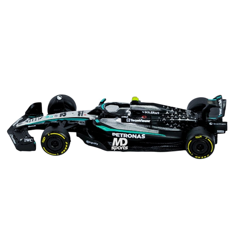 AUTO F1 MERCEDES W16 2025 #12 KIMI ANTONELLI CAJA NORMAL 1:64 - 4