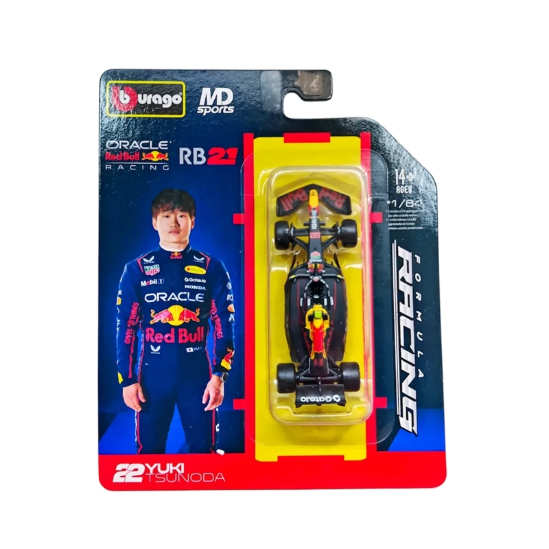 AUTO F1 REDBULL RB21 2025 #22 YUKI TSUNODA CAJA NORMAL 1:64 - 1