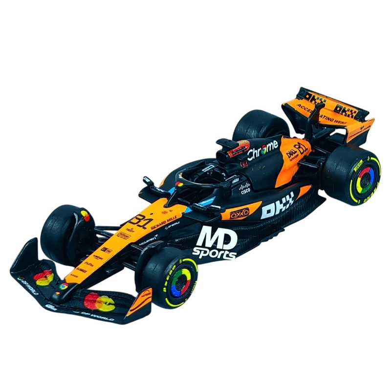 AUTO F1 MCLAREN MCL39 2025 #81 OSCAR PIASTRI CAJA NORMAL 1:64 - 2