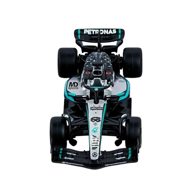 AUTO F1 MERCEDES W16 2025 #63 GEORGE RUSSELL CAJA NORMAL 1:64 - 3