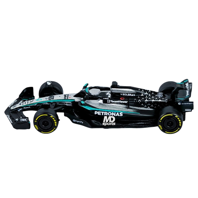 AUTO F1 MERCEDES W16 2025 #63 GEORGE RUSSELL CAJA NORMAL 1:64 - 4