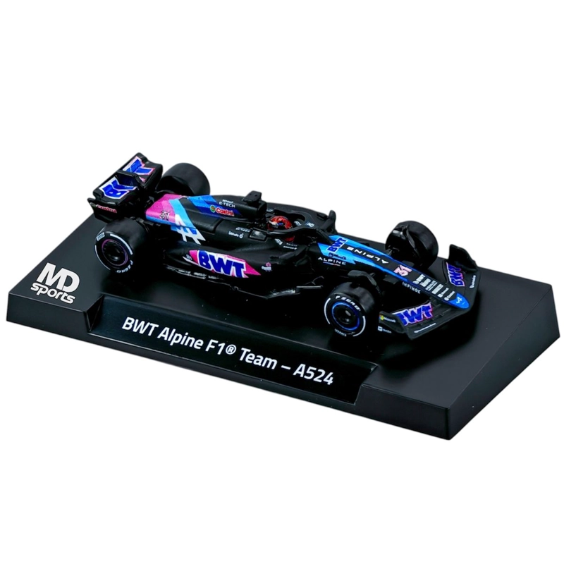 AUTO FORMULA 1 ALPINE A524 2024 #31 ESTEBAN OCON HOTWHEELS PREMIUM 1:64 - 3