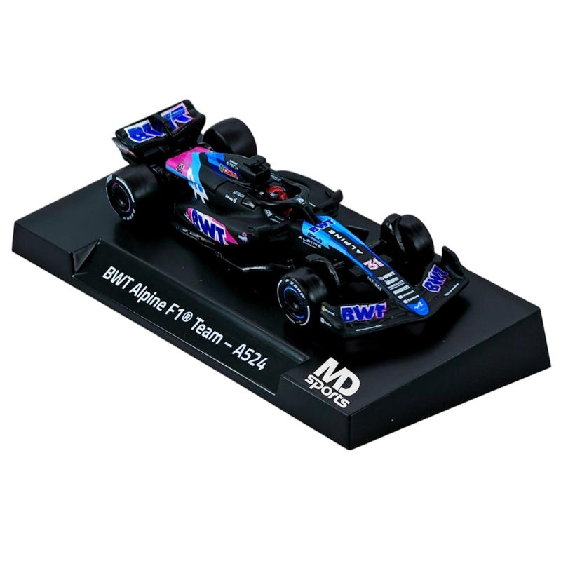 AUTO FORMULA 1 ALPINE A524 2024 #31 ESTEBAN OCON HOTWHEELS PREMIUM 1:64 - 4