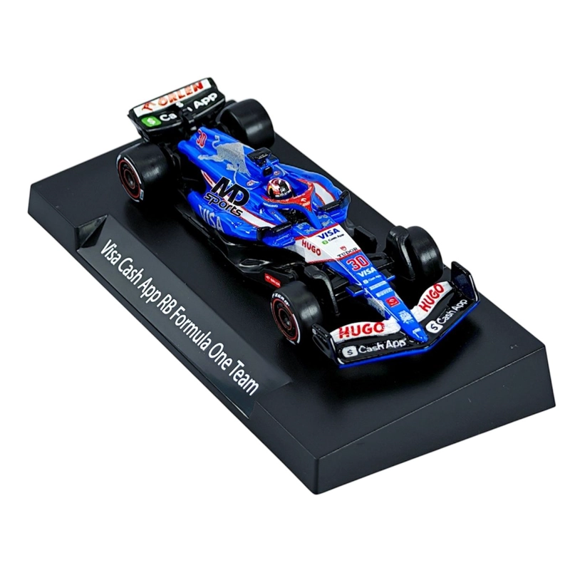 AUTO FORMULA 1 VISA CASH RB #30 2024 LIAM LAWSON HOTWHEELS PREMIUM 1:64 - 2