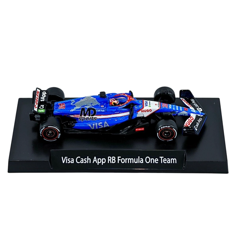 AUTO FORMULA 1 VISA CASH RB #30 2024 LIAM LAWSON HOTWHEELS PREMIUM 1:64 - 3