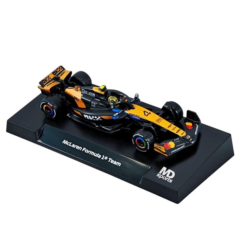 AUTO FORMULA 1 MCLAREN MCL39 2025 #4 LANDO NORRIS HOTWHEELS PREMIUM 1:64 - 4