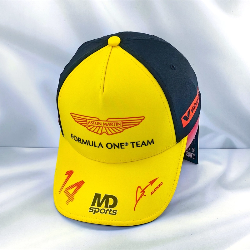 GORRO JOCKEY STICHD OFICIAL ASTON MARTIN FERNANDO ALONSO GP ESPAÑA 2025 - 1