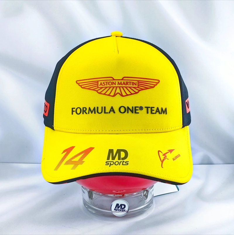 GORRO JOCKEY STICHD OFICIAL ASTON MARTIN FERNANDO ALONSO GP ESPAÑA 2025 - 2