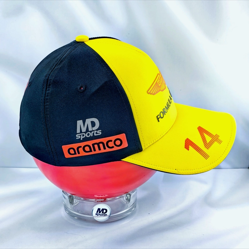 GORRO JOCKEY STICHD OFICIAL ASTON MARTIN FERNANDO ALONSO GP ESPAÑA 2025 - 3