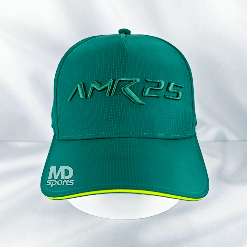 GORRO JOCKEY ASTON MARTIN LOGO AMR25 OFICIAL 2025 - 2