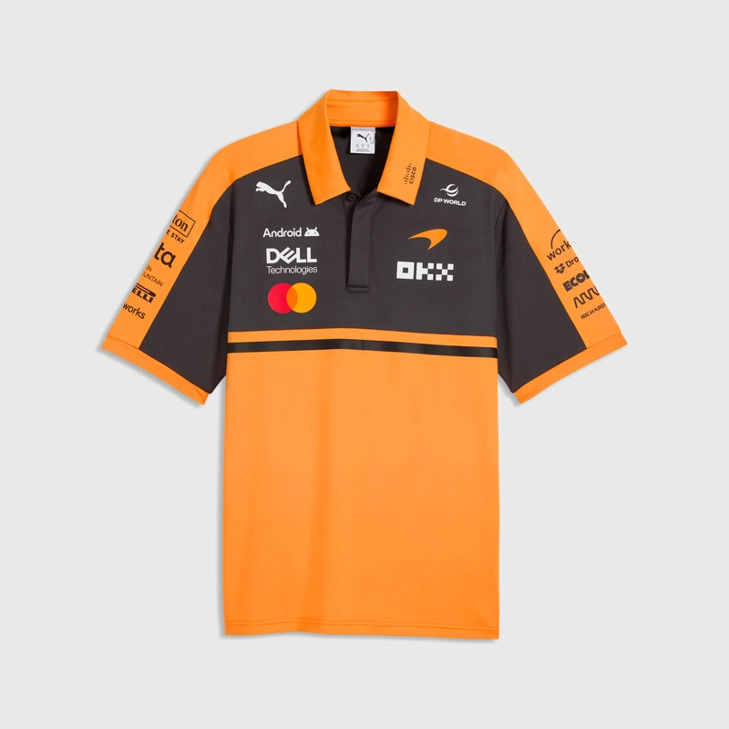 PUMA POLERA POLO PUMA MCLAREN F1 TEAM OFICIAL 2026 PAPAYA