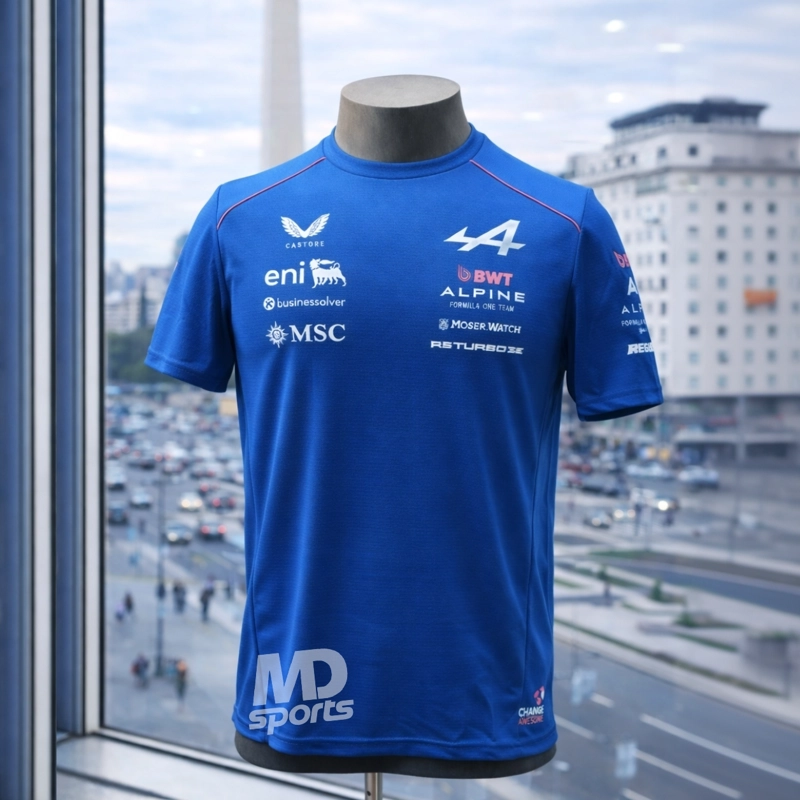 POLERA CASTORE BWT ALPINE F1 TEAM OFICIAL 2026 AZUL - 1