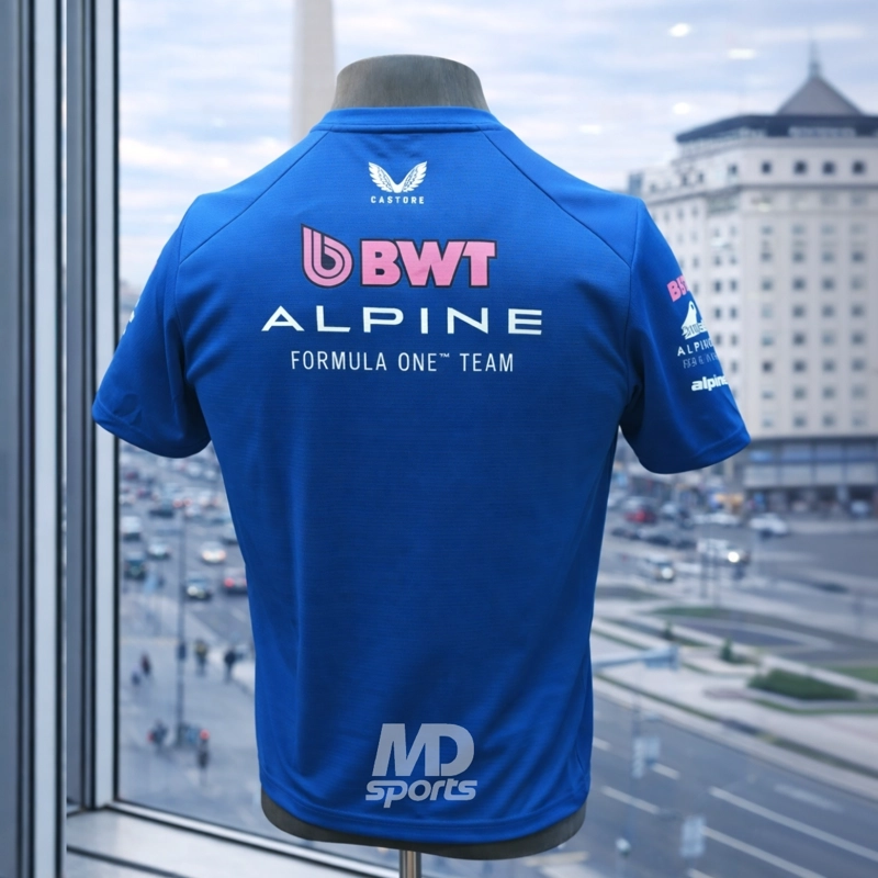 POLERA CASTORE BWT ALPINE F1 TEAM OFICIAL 2026 AZUL - 2