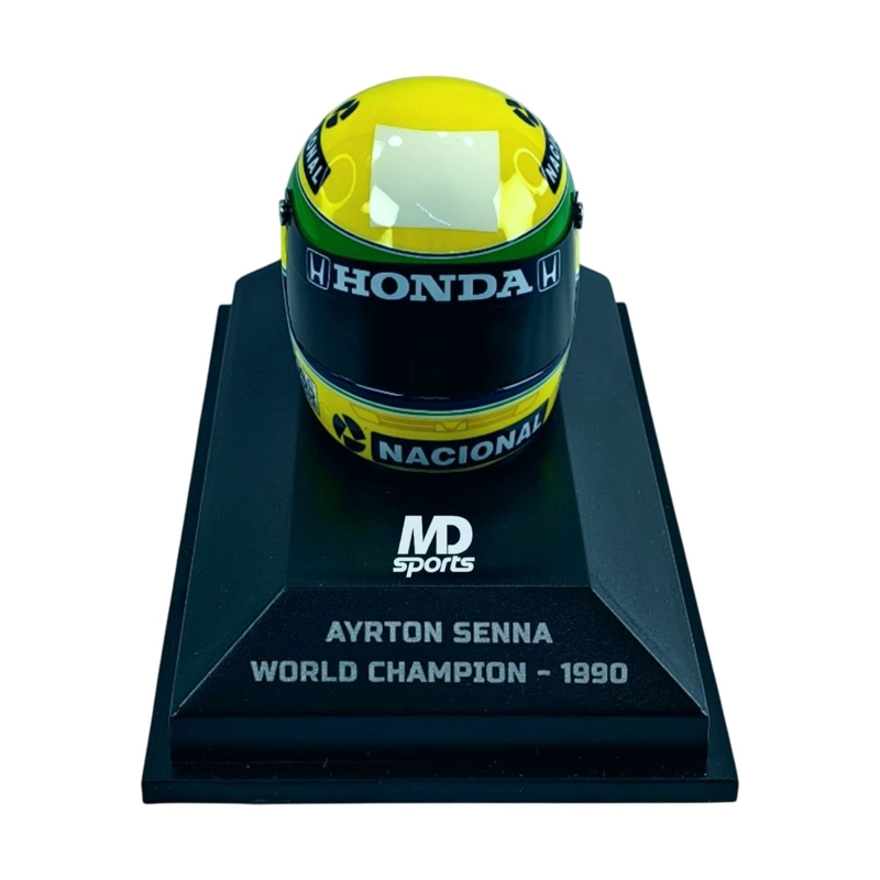 CASCO FORMULA 1 AYRTON SENNA CAMPEON 1990 MINICHAMPS ESC 1:8 - 2