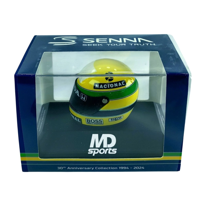 CASCO FORMULA 1 AYRTON SENNA CAMPEON 1990 MINICHAMPS ESC 1:8 - 3