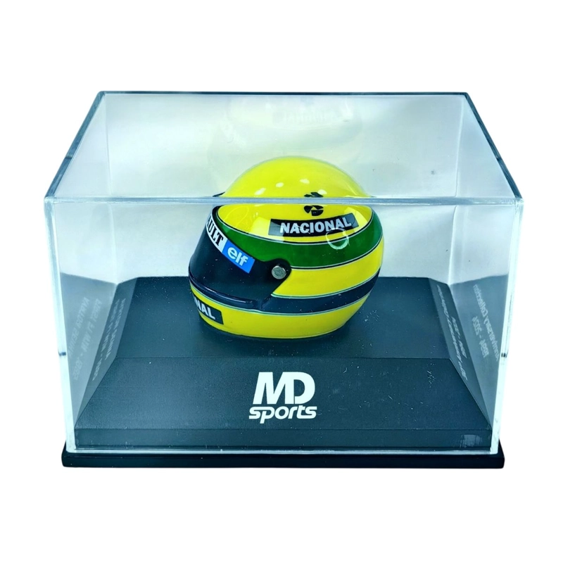 CASCO FORMULA 1 AYRTON SENNA CAMPEON 1985 MINICHAMPS ESC 1:8 - 3