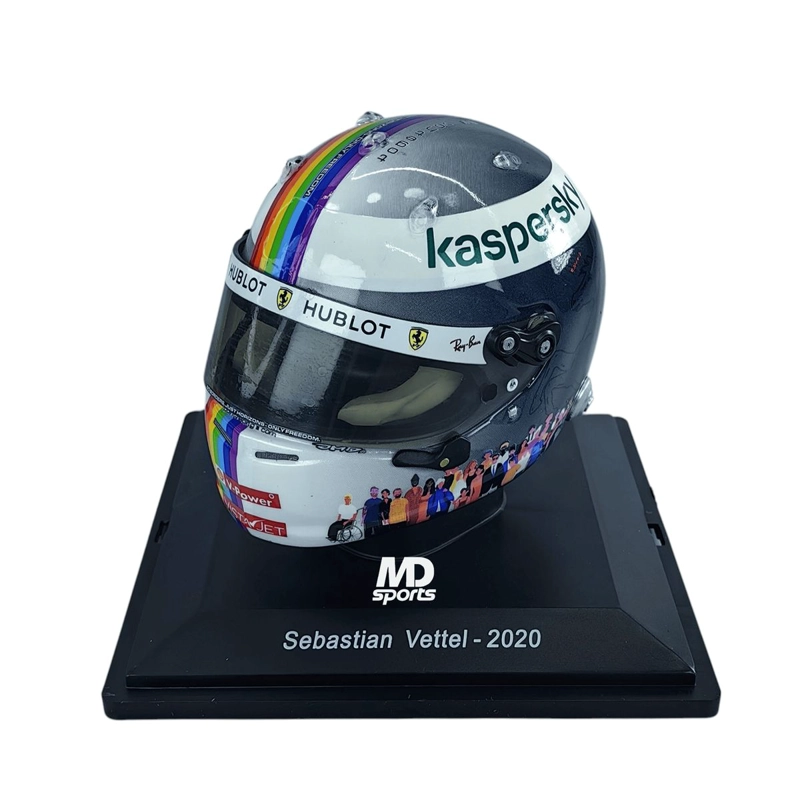 CASCO FORMULA 1 SEBASTIAN VETTEL FERRARI 2020 GP TURQUIA SPARK 1:5 - 1