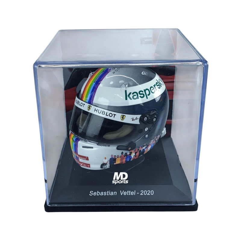 CASCO FORMULA 1 SEBASTIAN VETTEL FERRARI 2020 GP TURQUIA SPARK 1:5 - 4