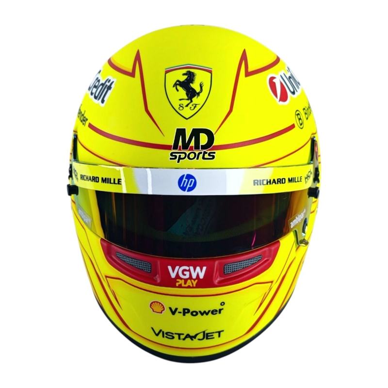 CASCO FORMULA 1 LEWIS HAMILTON FERRARI 2025 BELL ESCALA 1:2 - 3