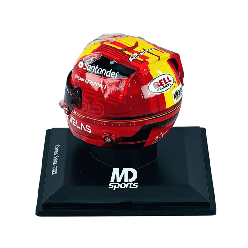 CASCO FORMULA 1 CARLOS SAINZ FERRARI 2022 GP ESPAÑA SPARK 1:5 - 2