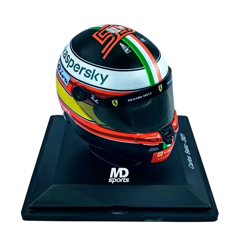 CASCO FORMULA 1 CARLOS SAINZ FERRARI GP MONZA 2021 SPARK 1:5 - 3