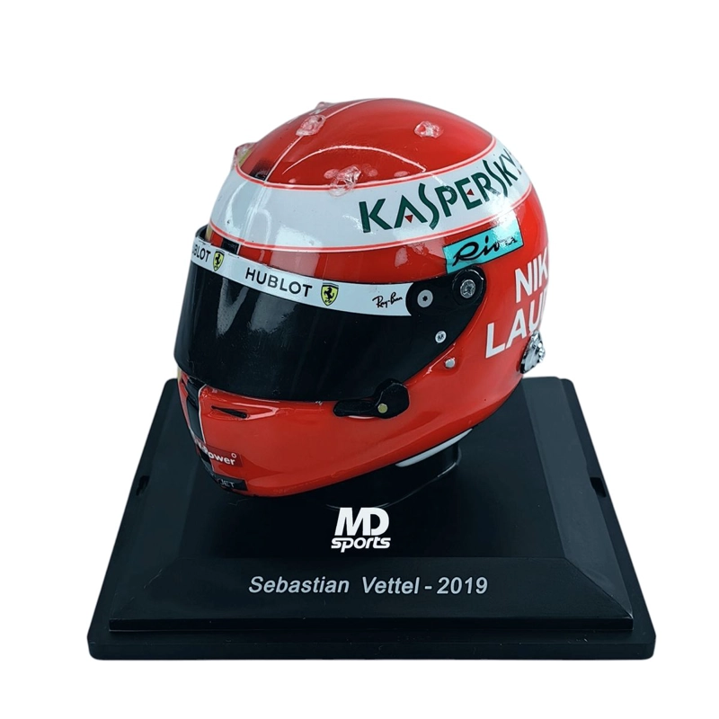 CASCO FORMULA 1 SEBASTIAN VETTEL FERRARI 2019 TRIBUTO NIKI LAUDA SPARK - 1