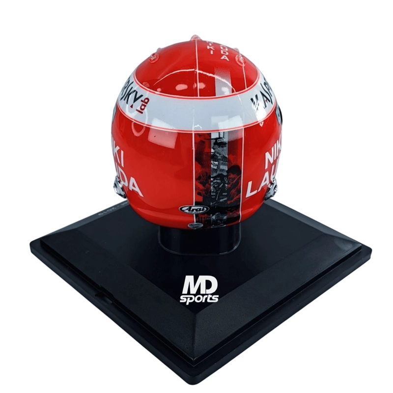 CASCO FORMULA 1 SEBASTIAN VETTEL FERRARI 2019 TRIBUTO NIKI LAUDA SPARK - 3