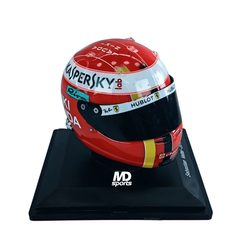 CASCO FORMULA 1 SEBASTIAN VETTEL FERRARI 2019 TRIBUTO NIKI LAUDA SPARK - 4