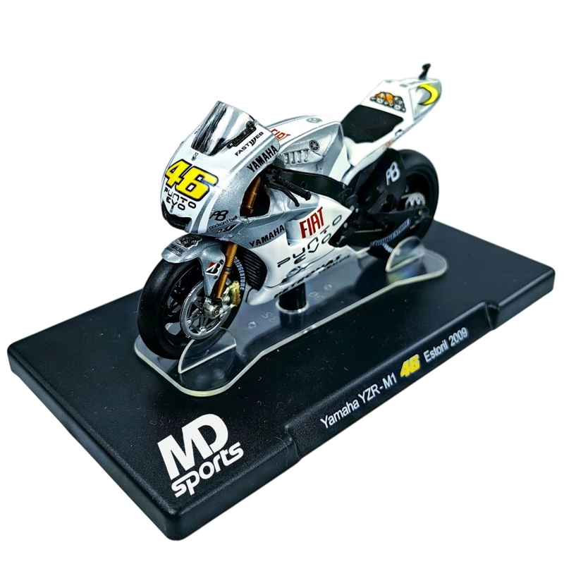 MOTO GP YAMAHA YZR-M1 2009 #46 VALENTINO ROSSI ESCALA 1:18 - 1