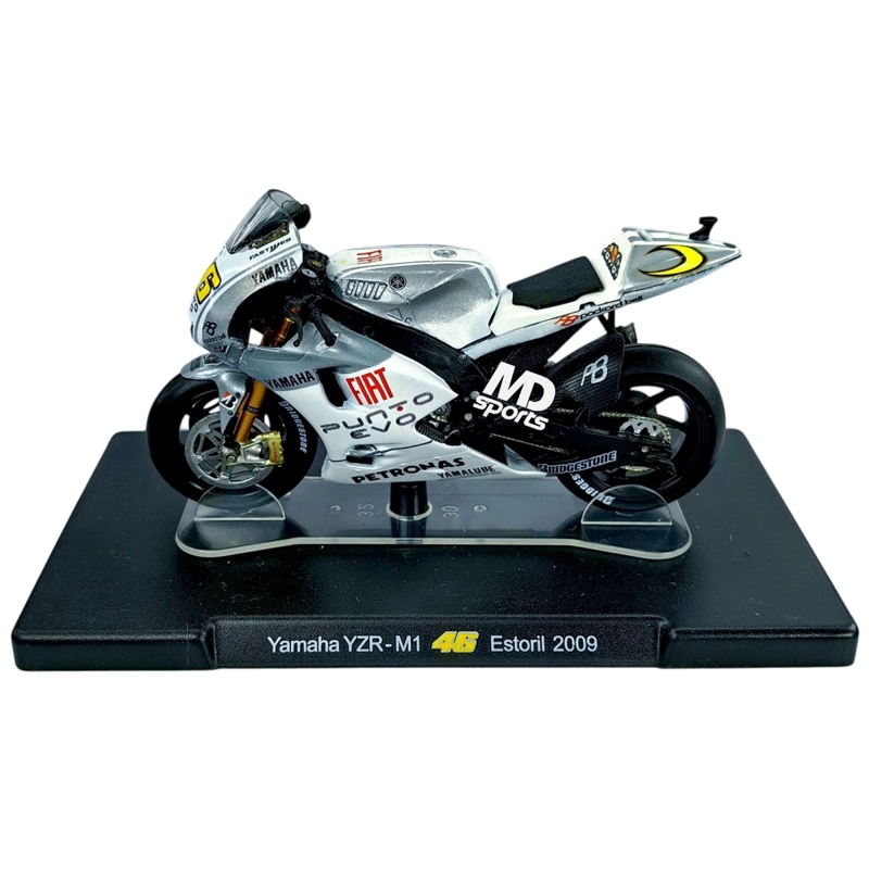 MOTO GP YAMAHA YZR-M1 2009 #46 VALENTINO ROSSI ESCALA 1:18 - 3