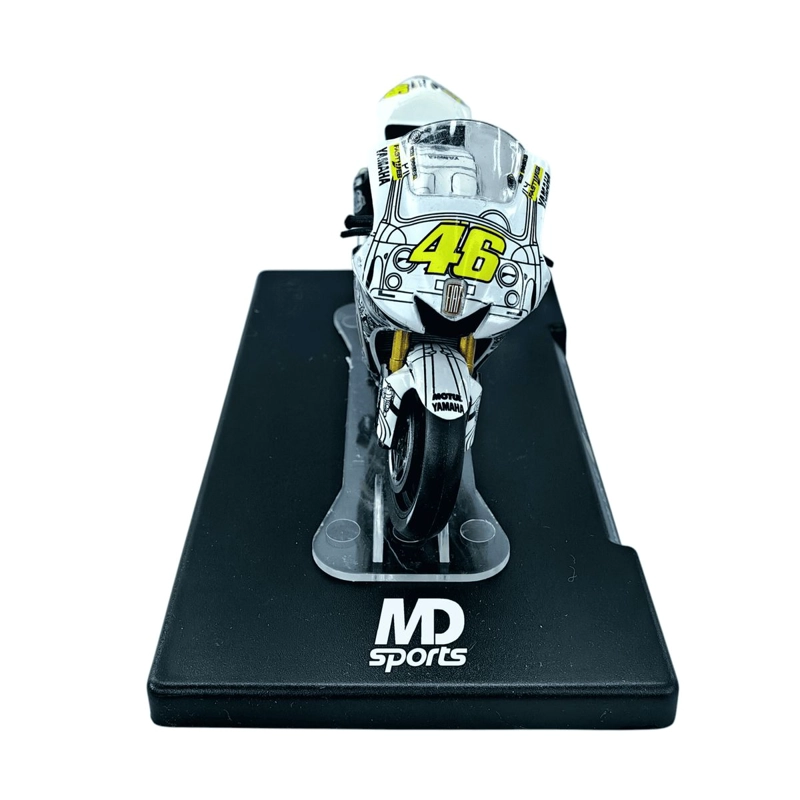 MOTO GP YAMAHA YZR-M1 2007 VALENCIA #46 VALENTINO ROSSI 1:18 - 3