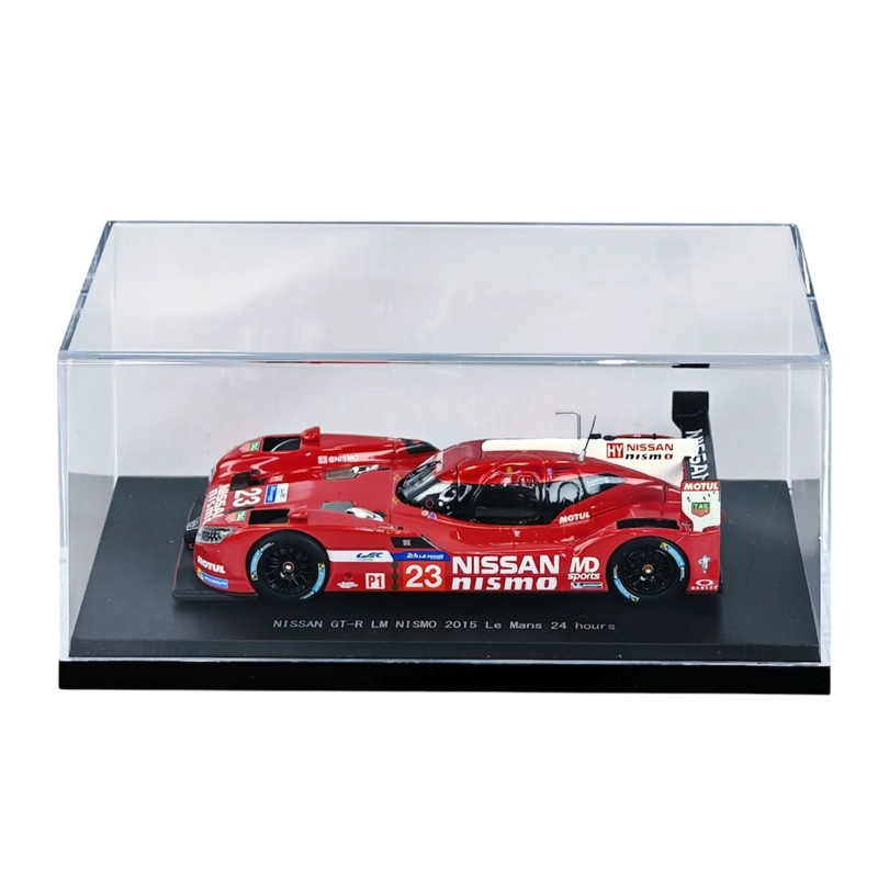 AUTO LEMANS NISSAN GTR LM NISMO 2015 #23 JANN MARDENBOROUGH CAJA ACRILICA EBBRO 1:43 - 4