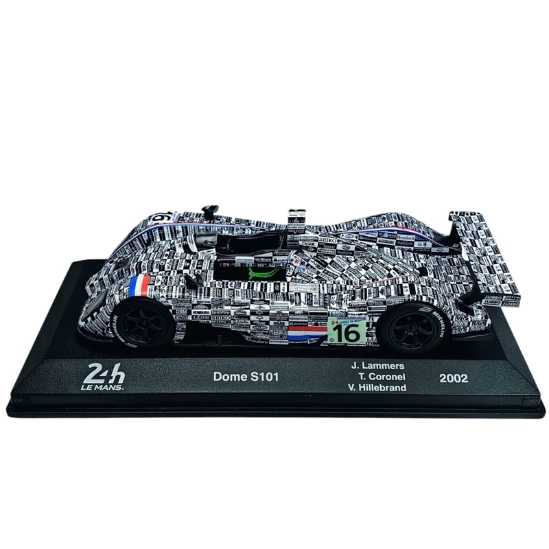 AUTO DOME S101 WEC 24H LEMANS 2002 #16 LAMMERS – CORONEL – HILLEBRAND CAJA ACRILICA 1:43 - 3