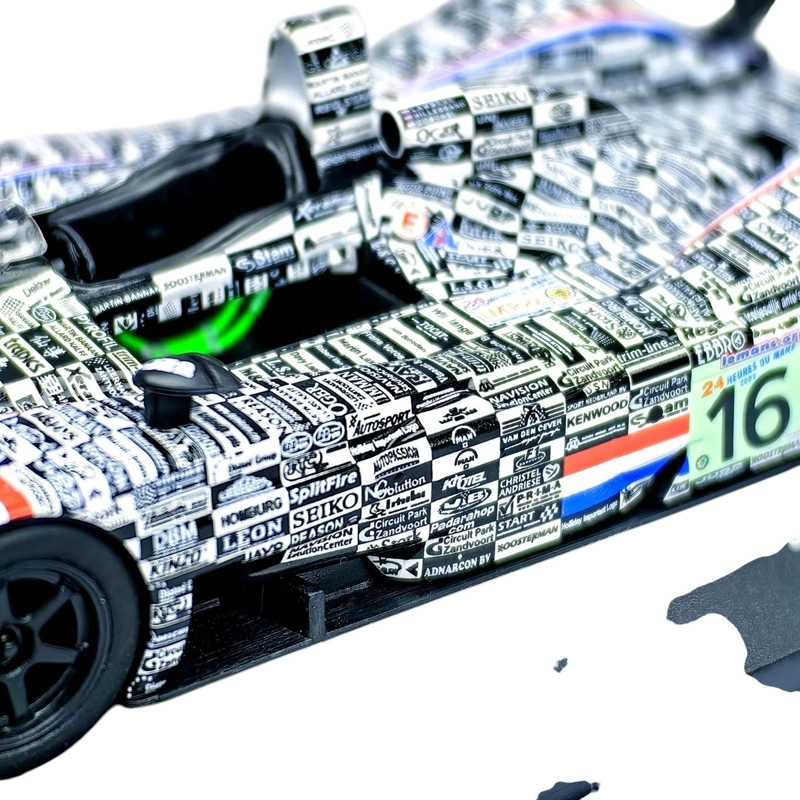 AUTO DOME S101 WEC 24H LEMANS 2002 #16 LAMMERS – CORONEL – HILLEBRAND CAJA ACRILICA 1:43 - 5