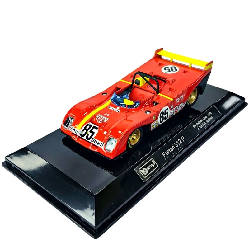 AUTO WEC FERRARI 312P 6H WATKINS GLEN 1972 #85 CAJA ACRILICA 1:43 - 1