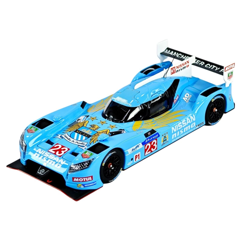 AUTO LEMANS NISSAN GTR NISMO MANCHESTER CITY FC 2015 #23 JANN MARDENBOROUGH CAJA ACRILICA EBBRO 1:43 - 1
