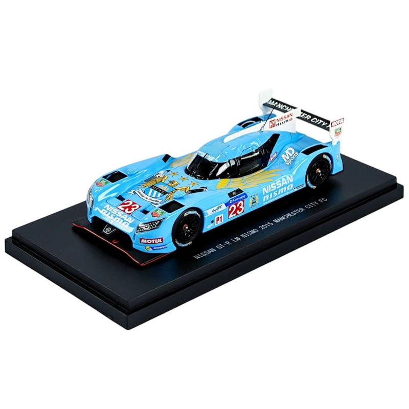 AUTO LEMANS NISSAN GTR NISMO MANCHESTER CITY FC 2015 #23 JANN MARDENBOROUGH CAJA ACRILICA EBBRO 1:43 - 2