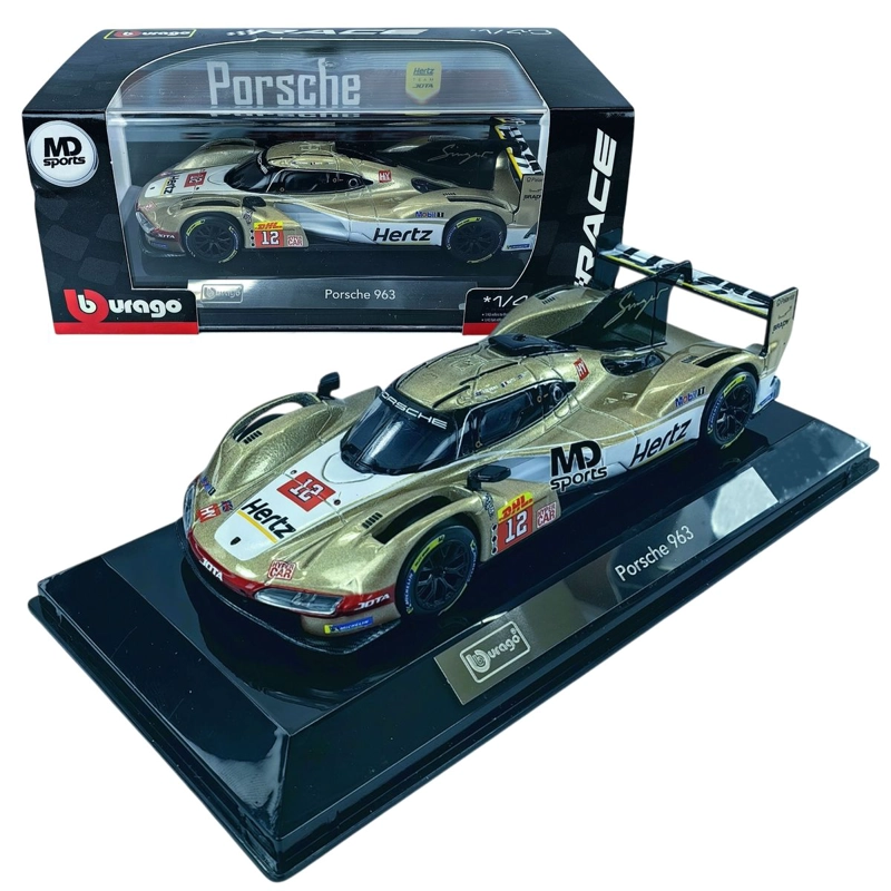 AUTO WEC PORSCHE 963 LEMANS 2024 W.STEVENS CAJA ACRILIC 1:43 - 1