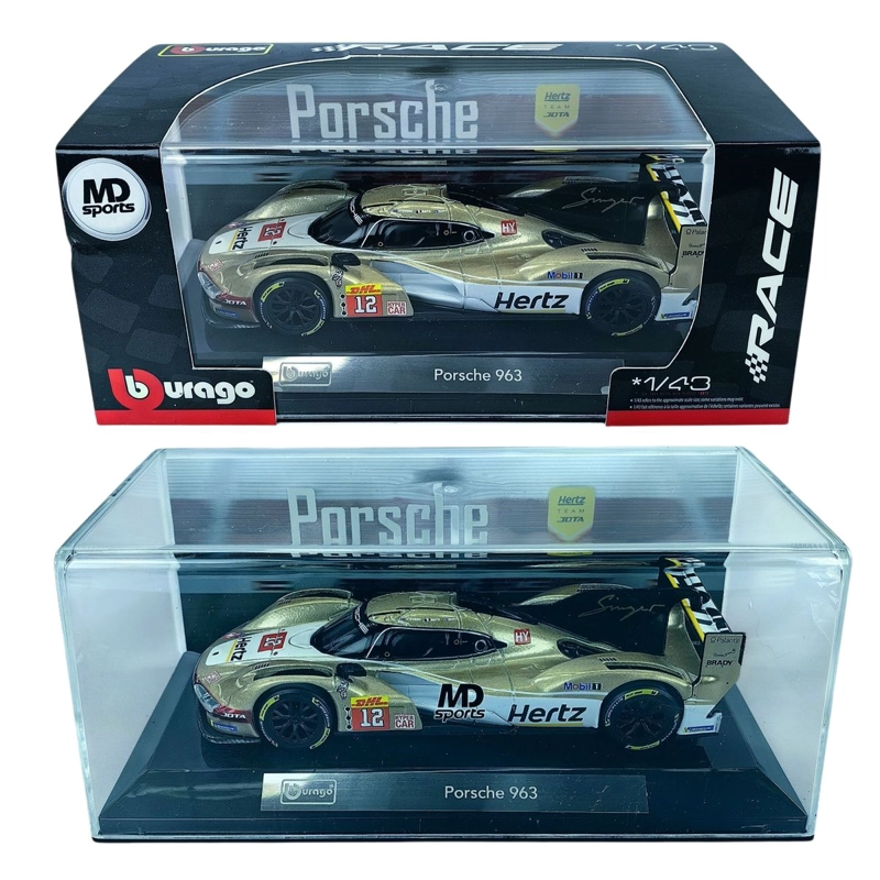 AUTO WEC PORSCHE 963 LEMANS 2024 W.STEVENS CAJA ACRILIC 1:43 - 2