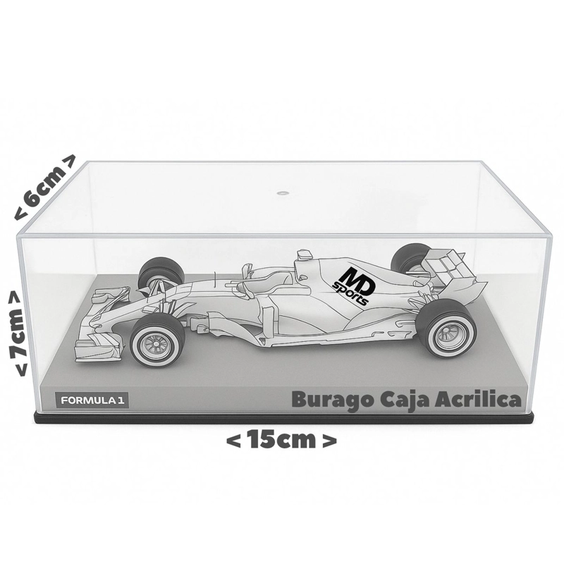 AUTO LEMANS PORSCHE 919 TESTCAR 2015 MARK WEBBER CAJA ACRILICA 1:43 - 4