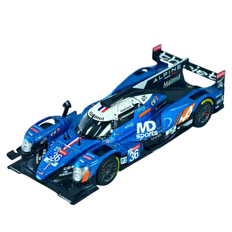 AUTO LEMANS ALPINE A470 LM 2018 #36 LAPIERRE-NEGRAO-THIRIET CAJA ACRILICA 1:43 - 1