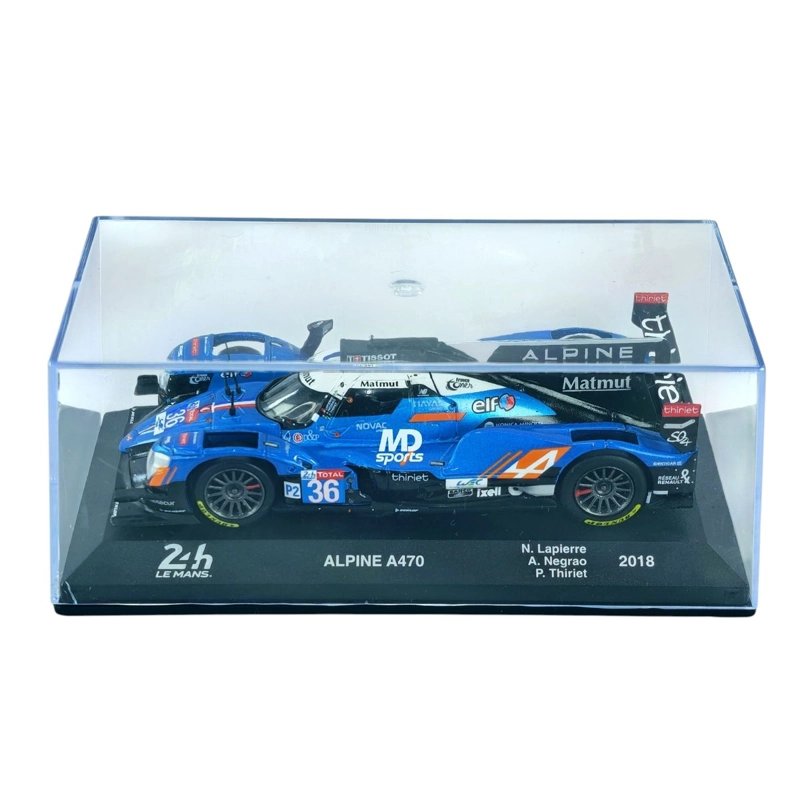 AUTO LEMANS ALPINE A470 LM 2018 #36 LAPIERRE-NEGRAO-THIRIET CAJA ACRILICA 1:43 - 3