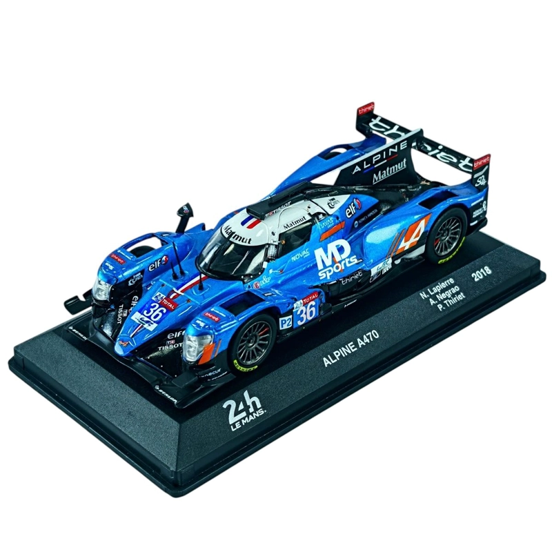 AUTO LEMANS ALPINE A470 LM 2018 #36 LAPIERRE-NEGRAO-THIRIET CAJA ACRILICA 1:43 - 4